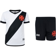Kit de Uniforme do Vasco da Gama Infantil Fardamento CRVG