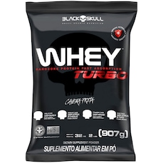Imagem do produto Whey Protein Black Skull Morango Whey Turbo - Refil - 907g na posição 14 de 2