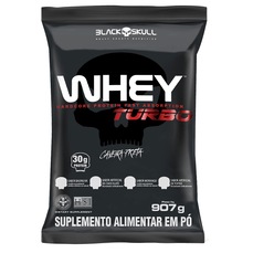 Whey Protein Black Skull Chocolate Whey Turbo - Refil - 907g