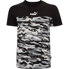 Camiseta Masculina Puma Manga Curta Ess Block Camo
