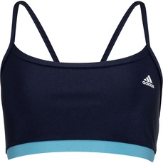 Top Fitness sem Bojo adidas Baixa Sustentação Latin Fit Colorblock - Adulto
