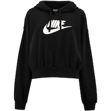 Blusão Nike com Capuz Sportswear Club Flc Gx Crop
