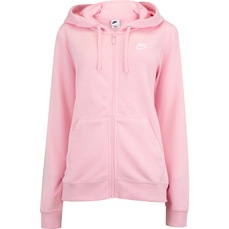 Jaqueta Feminina Nike com Capuz Sportswear Club FLC FZ