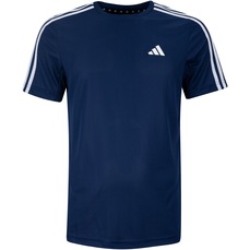 Camiseta Masculina adidas Manga Curta Essentials 3 Listras