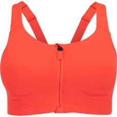 Top Fitness com Bojo adidas Alta Sustentação Luxe Zíper - Adulto