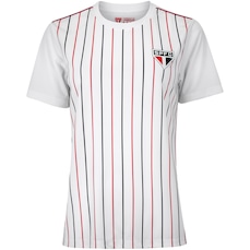 Camiseta do São Paulo Feminina Listrada