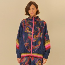 Imagem do produto Jaqueta Feminina Farm sem Capuz Forrada Andorinha Listrada Bex na posição 15 de 5