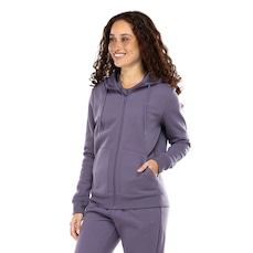 Jaqueta de Moletom Feminina ASICS com Capuz Canguru Fleece