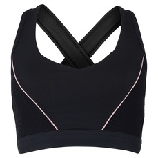 Top Fitness com Bojo Removível Oxer Alça Cruzada Textura Média Sustentação Adulto