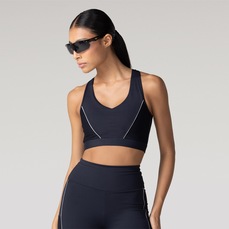 Imagem do produto Top Fitness com Bojo Removível Oxer Alça Cruzada Textura Média Sustentação Adulto na posição 10 de 5