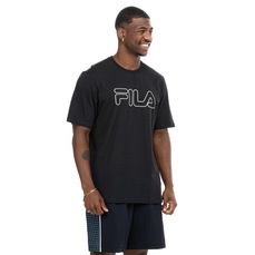 Camiseta Masculina Fila Manga Curta Letter Outline