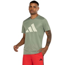 Camiseta Masculina adidas Manga Curta Run It