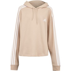 Blusão de Moletom Feminino adidas com Capuz 3 Stripes