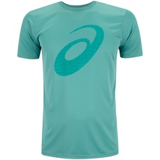 Camiseta Masculina ASICS Manga Curta Antiodor Estampa Treino
