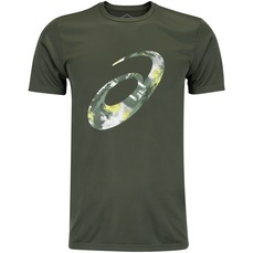 Camiseta Masculina ASICS Manga Curta Antiodor Estampa Treino