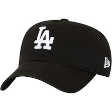 Boné do Los Angeles Dodgers Aba Curva New Era MLB Strapback 920 ST Permanent BLK-0