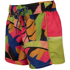 Short Feminino Farm Bex Sunga Interna Floresta de Leopardo