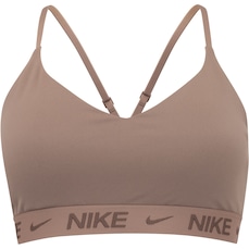 Top Fitness com Bojo Nike Baixa Sustentação Dri-Fit Indy SPT BRA