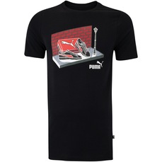 Camiseta Masculina Puma Manga Curta Graphics Sneaker Box Tee