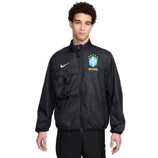 Jaqueta Corta-Vento Seleção do Brasil CBF Nike Masculina com Capuz Halo Anthem