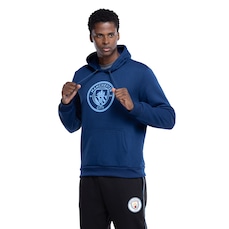 Blusa de Moletom do Manchester City Balboa Masculina com Capuz Canguru