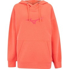 Blusão Feminino Mizuno com Capuz Canguru Big Logo