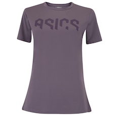 Camiseta Feminina ASICS Manga Curta Logo Treino