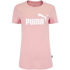 Camiseta Feminina Puma Manga Curta ESS Tee Logo