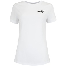 Camiseta Feminina Puma Manga Curta Essentials Small Logo Tee