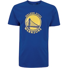 Camiseta do Golden State Warriors NBA Masculina Wet Logo N0154