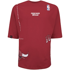 Camiseta do Chicago Bulls Masculina NBA Construct N0253