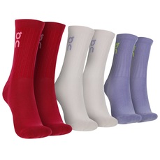 Kit de Meias Cano Longo On Running Logo Sock High 3 Pares