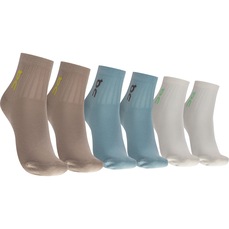 Kit de Meias On Running Cano Médio Logo Sock Mid Adulto 3 pares