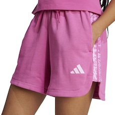 Short adidas Estampado Essentials Três Listras Feminino