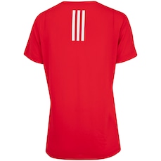 Camiseta Feminina adidas Own The Run 3 Listras