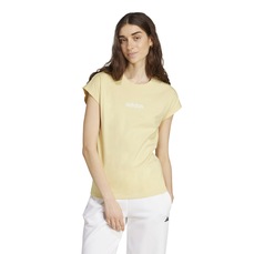 Camiseta Feminina adidas Manga Curta Logo Linear