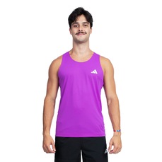 Camiseta Regata Masculina adidas Own The Run 3 Listras