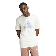 Camiseta Masculina adidas Manga Curta Gráfica