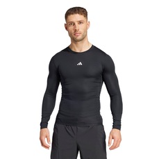 Camiseta Masculina adidas Manga Longa Techfit