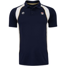 Camisa Polo Fila Masculina Manga Curta Backspin Sleeve Rio Open