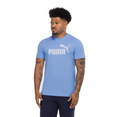 Camiseta Masculina Puma Manga Curta Essentials Logo Tee