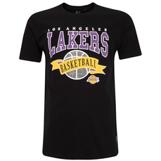 Camiseta do Los Angeles Lakers NBA Masculina Manga Curta Team N0101