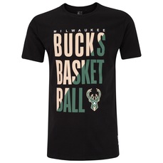 Camiseta do Milwaukee Bucks Masculina NBA Manga Curta N0110