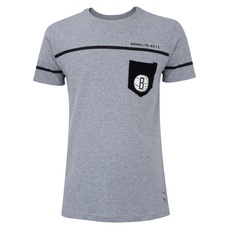 Camiseta do Brooklyn Nets NBA Masculina Manga Curta Estampa Pock N015A
