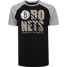Camiseta do Brooklyn Nets NBA Masculina Estampa Raglan N113A