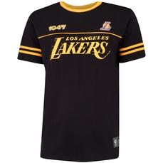 Camiseta do Los Angeles Lakers NBA Masculina Vintage Manga Curta