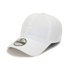 Boné do Los Angeles Dodgers Aba Curva New Era MLB Strapback 920 White Adulto-0
