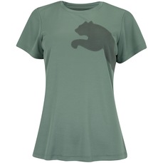 Camiseta Feminina Manga Curta Puma Tad Big Logo Jersey