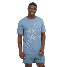 Imagem do produto Camiseta New Balance Logo Performance Masculina na posição 9 de 5