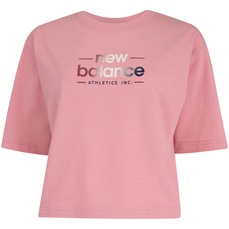 Camiseta New Balance Cropped Reimagined Feminina